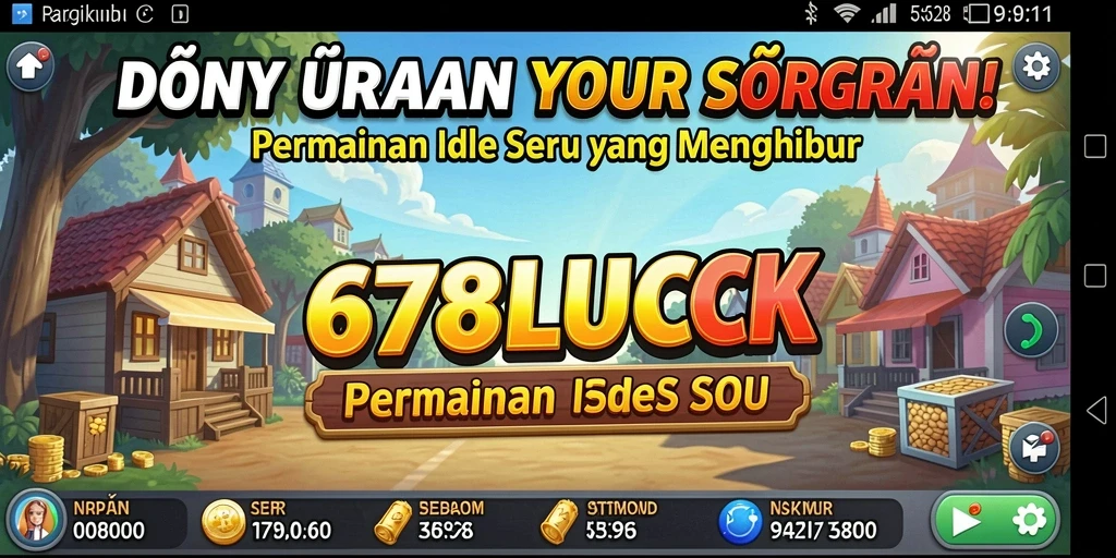 Tampilan gameplay 678LUCK dengan mekanisme Idle yang menarik.