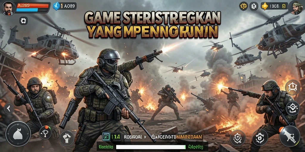 Tampilan menarik dari pertempuran strategi AJO89 yang mendebarkan.
