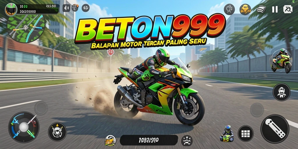Gameplay seru balapan motor dengan grafis mengesankan