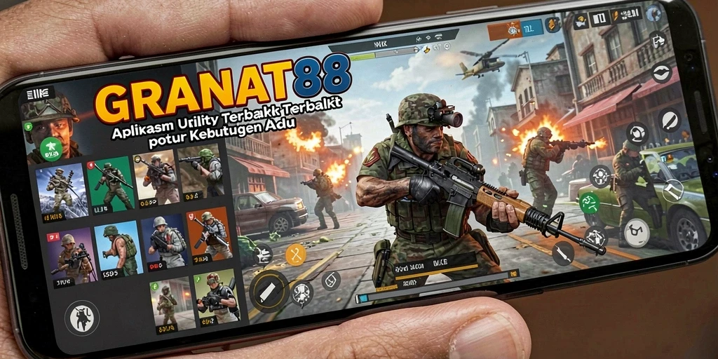Tampilan antarmuka aplikasi GRANAT88 yang menarik dan fungsional.