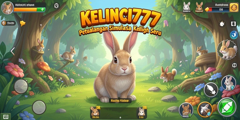 Menampilkan gameplay KELINCI777 dengan pengelolaan kelinci yang mengasyikkan.