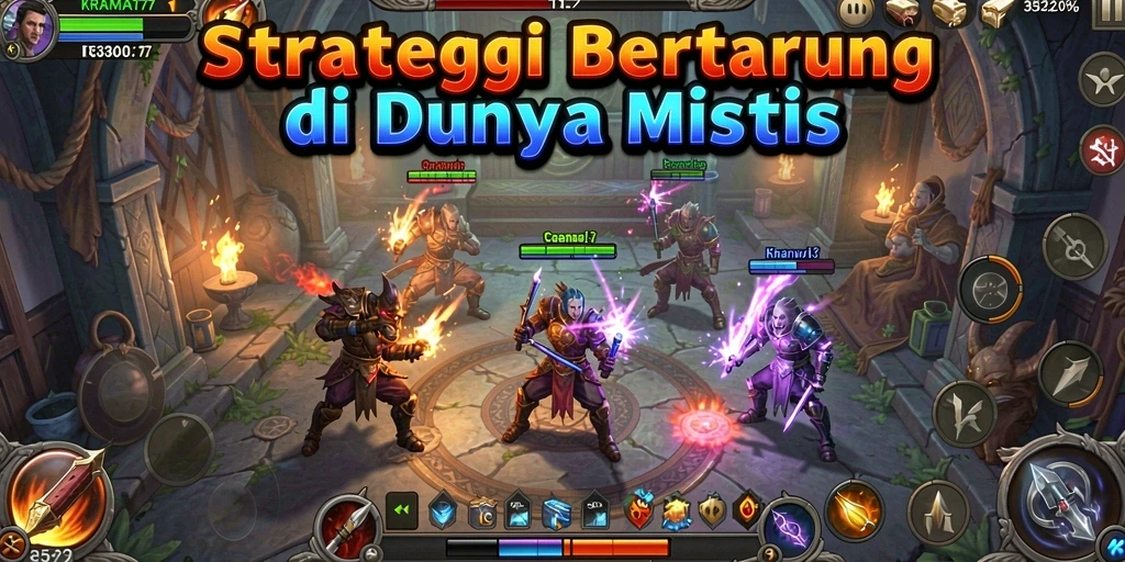 Tampilan gameplay KRAMAT77 yang mendebarkan dan penuh strategi.