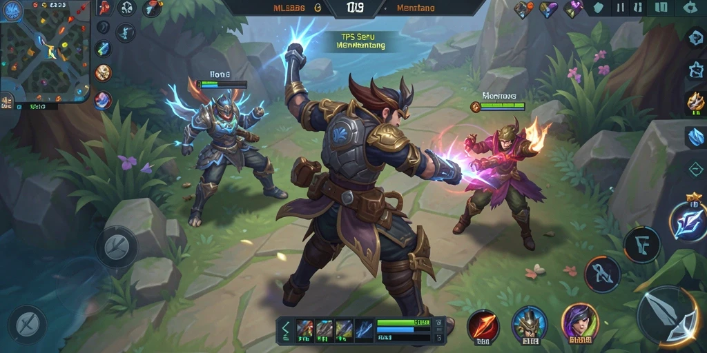 Gameplay seru dan menegangkan dalam MLBB8 sebagai TPS.