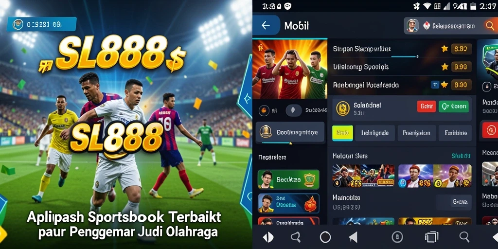 Screenshot menampilkan antarmuka taruhan langsung pada aplikasi SL888.
