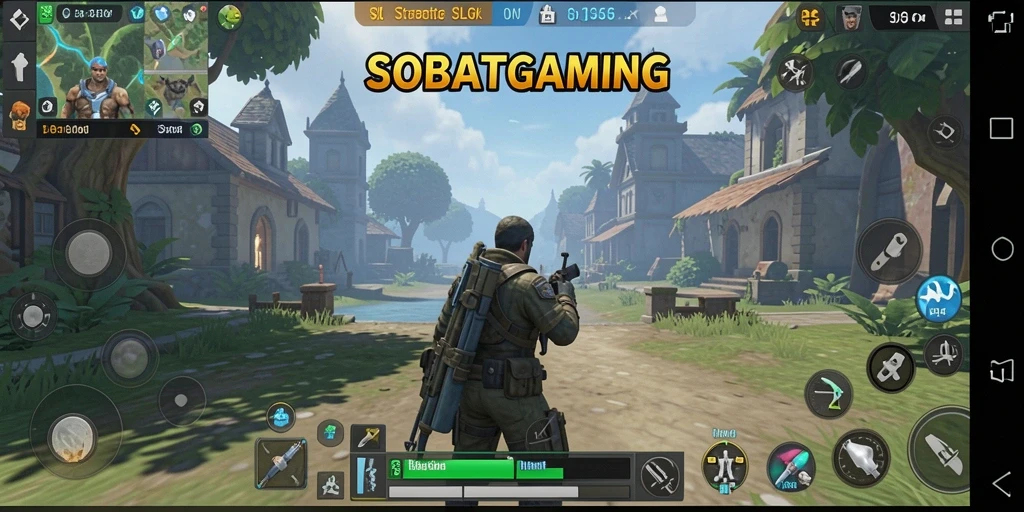 Screenshot utama menampilkan gameplay mendalam dari SOBATGAMING.